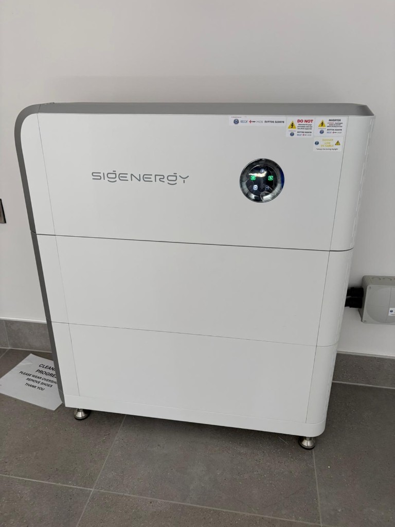 Sigenergy home battery storage system installed by Tech Electrical